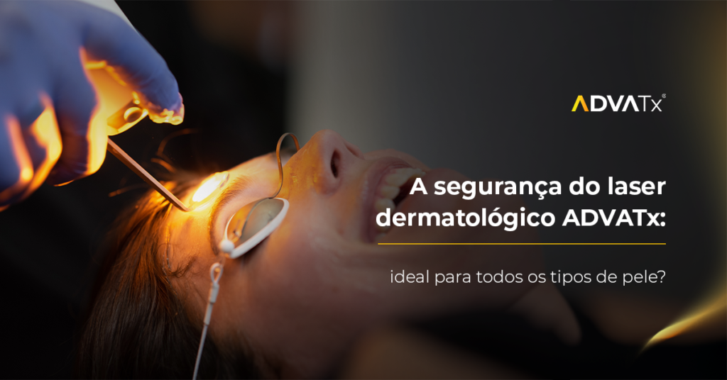 O laser ADVATx oferece segurança e eficácia para todos os tipos de pele, de fototipos claros a escuros e peles sensíveis, garantindo tratamentos seguros e resultados visíveis.